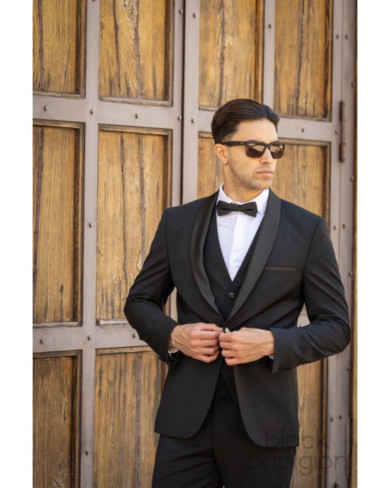 Κοστούμι Hugo μαύρο SLIM FIT