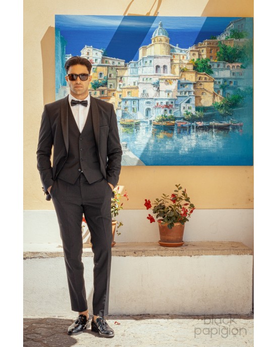 Κοστούμι Hugo μαύρο SLIM FIT