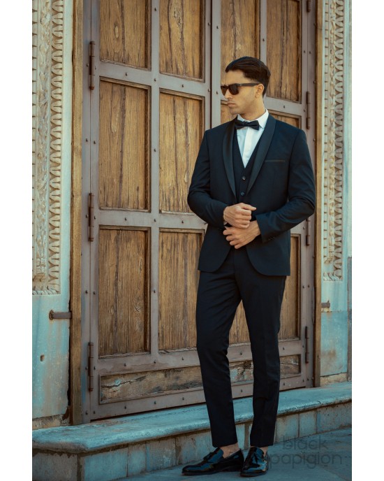 Κοστούμι Hugo μαύρο SLIM FIT