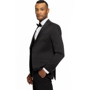 Κοστούμι 19V69 Italia Versace Abbigliamento Adriano μαύρο Κοστούμι 19V69 Italia Versace Abbigliamento Adriano μαύρο