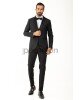 Κοστούμι Vittorio Smokin μαύρο SLIM FIT