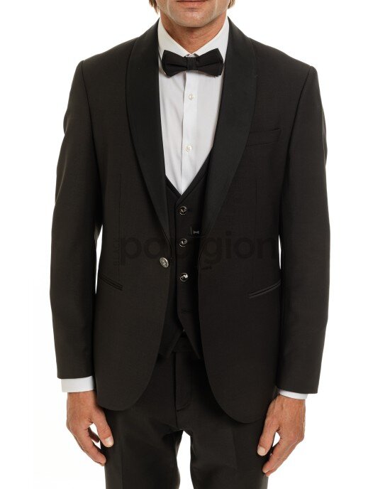 Κοστούμι 19V69 Italia Versace Abbigliamento μαύρο SLIM FIT