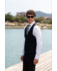 Κοστούμι Vittorio Promo μαύρο SLIM FIT