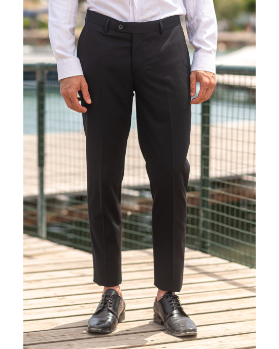 Κοστούμι Vittorio Promo μαύρο SLIM FIT