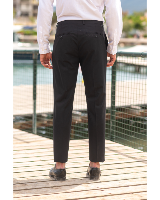 Κοστούμι Vittorio Promo μαύρο SLIM FIT