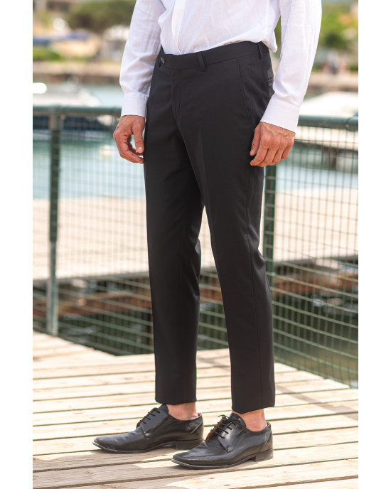 Κοστούμι Vittorio Promo μαύρο SLIM FIT