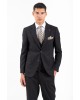 Κοστούμι Vittorio Adriano μαύρο SLIM FIT