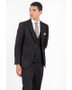 Κοστούμι Vittorio Adriano μαύρο SLIM FIT
