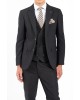 Κοστούμι Vittorio Adriano μαύρο SLIM FIT