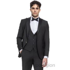 Κοστούμι 19V69 Italia Versace Abbigliamento Adriano μαύρο Κοστούμι 19V69 Italia Versace Abbigliamento Adriano μαύρο