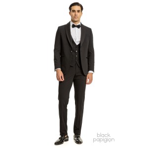 Κοστούμι 19V69 Italia Versace Abbigliamento Bruno μαύρο Κοστούμι 19V69 Italia Versace Abbigliamento Bruno μαύρο