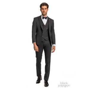 Κοστούμι 19V69 Italia Versace Abbigliamento Amadeo μαύρο Κοστούμι 19V69 Italia Versace Abbigliamento Amadeo μαύρο