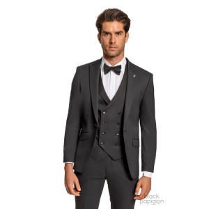 Κοστούμι 19V69 Italia Versace Abbigliamento Amadeo μαύρο Κοστούμι 19V69 Italia Versace Abbigliamento Amadeo μαύρο