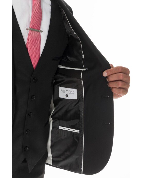 Κοστούμι Vittorio Promo σε μαύρο