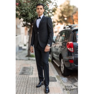 Κοστούμι 19V69 Italia Versace Abbigliamento Martino μαύρο Κοστούμι 19V69 Italia Versace Abbigliamento Martino μαύρο