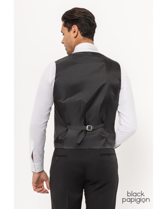 Κοστούμι 19V69 Italia Versace Abbigliamento Perroti μαύρο SLIM FIT