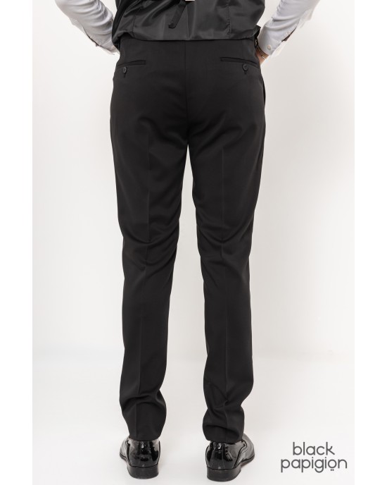 Κοστούμι 19V69 Italia Versace Abbigliamento Perroti μαύρο SLIM FIT