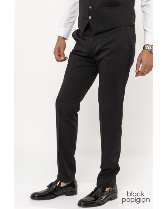 Κοστούμι 19V69 Italia Versace Abbigliamento Perroti μαύρο SLIM FIT