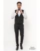 Κοστούμι 19V69 Italia Versace Abbigliamento Perroti μαύρο SLIM FIT