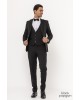 Κοστούμι 19V69 Italia Versace Abbigliamento Perroti μαύρο SLIM FIT