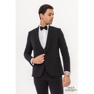 Κοστούμι 19V69 Italia Versace Abbigliamento Smoking Strech μαύρο Κοστούμι 19V69 Italia Versace Abbigliamento Smoking Strech μαύρο