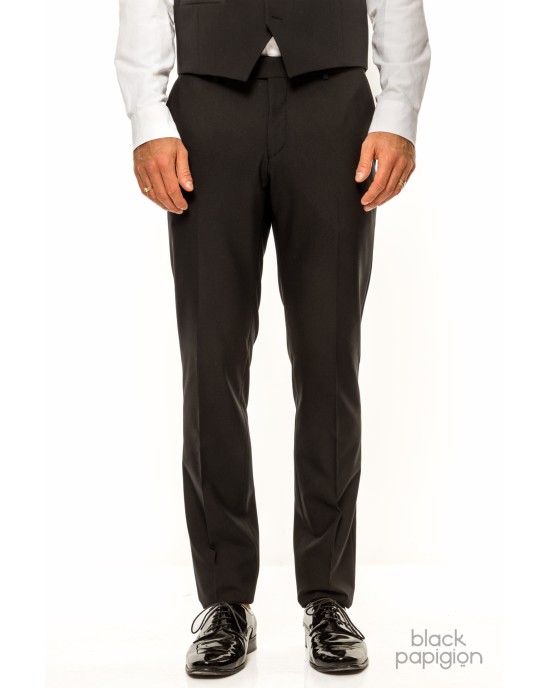 Κοστούμι 19V69 Italia Versace Abbigliamento Bruno Rolex μαύρο SLIM FIT