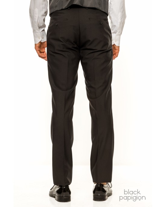 Κοστούμι 19V69 Italia Versace Abbigliamento Bruno Rolex μαύρο SLIM FIT