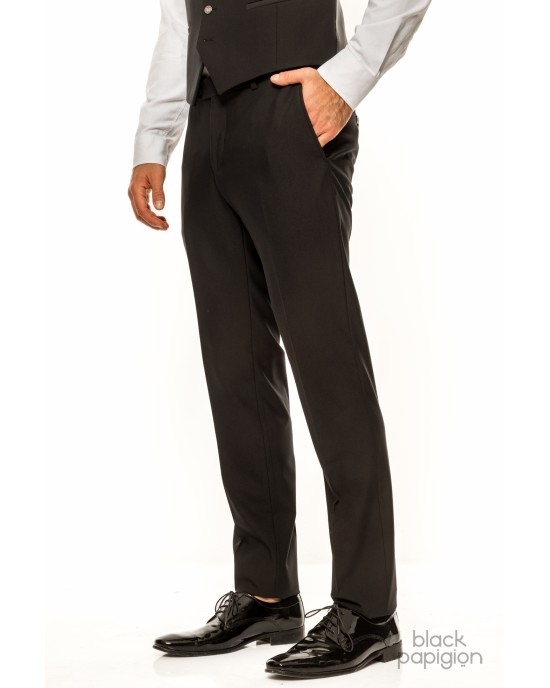 Κοστούμι 19V69 Italia Versace Abbigliamento Bruno Rolex μαύρο SLIM FIT