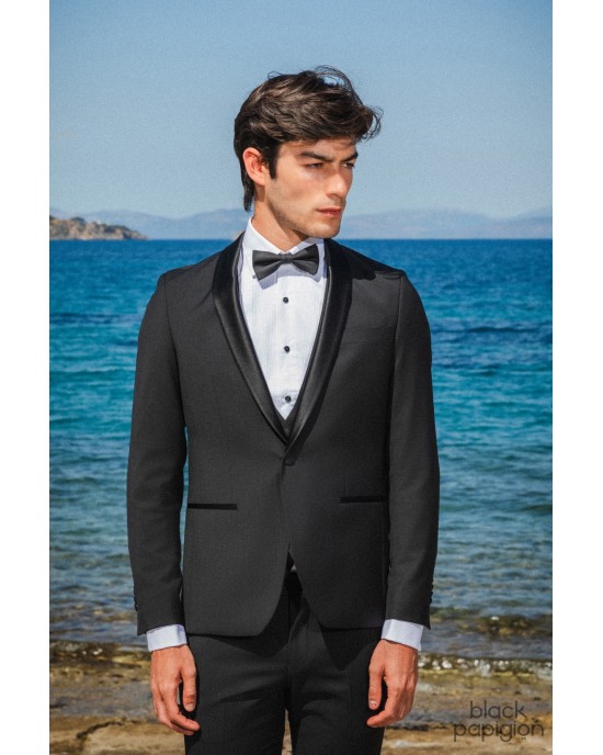 Κοστούμι Guy Laroche Homme μαύρο SLIM FIT