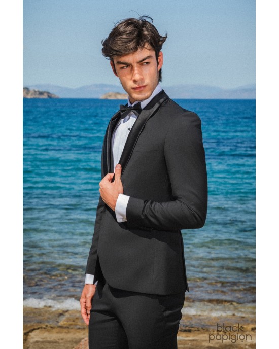 Κοστούμι Guy Laroche Homme μαύρο SLIM FIT