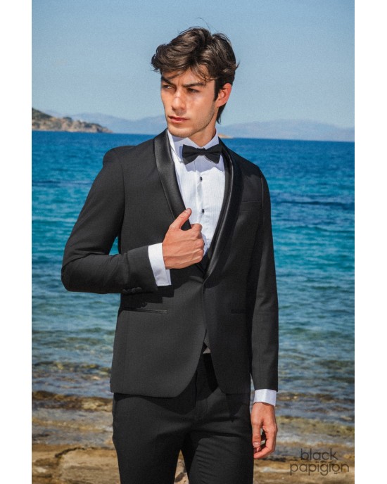 Κοστούμι Guy Laroche Homme μαύρο SLIM FIT