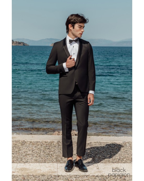 Κοστούμι Guy Laroche Homme μαύρο SLIM FIT