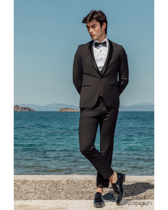 Κοστούμι Guy Laroche Homme μαύρο SLIM FIT