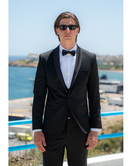 Κοστούμι Guy Laroche Homme μαύρο SLIM FIT