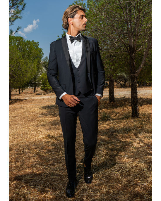 Κοστούμι Guy Laroche Homme μαύρο SLIM FIT