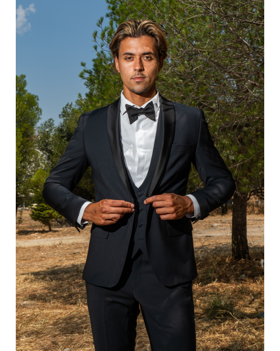 Κοστούμι Guy Laroche Homme μαύρο SLIM FIT