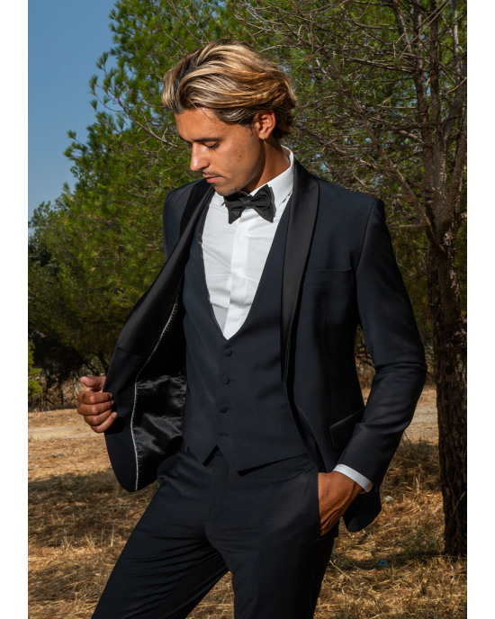 Κοστούμι Guy Laroche Homme μαύρο SLIM FIT