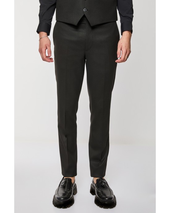 Κοστούμι Black Papigion μαύρο SLIM FIT