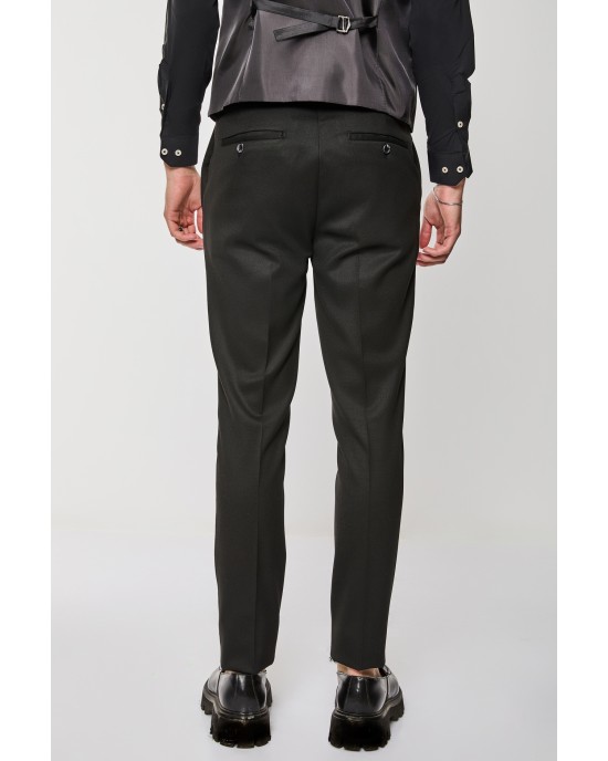 Κοστούμι Black Papigion μαύρο SLIM FIT