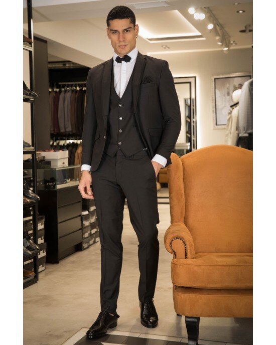 Κοστούμι 19V69 Italia Versace Abbigliamento μαύρο Κοστούμι 19V69 Italia Versace Abbigliamento μαύρο