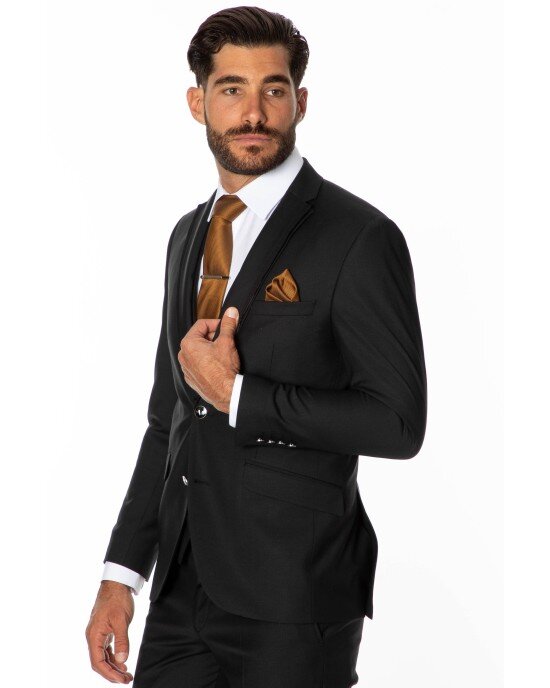 Κοστούμι 19V69 Italia Versace Abbigliamento μαύρο Κοστούμι 19V69 Italia Versace Abbigliamento μαύρο