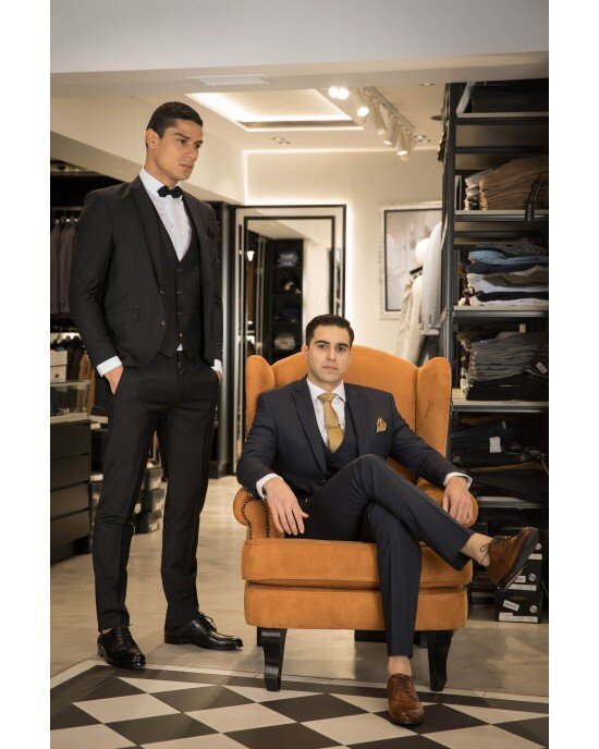 Κοστούμι 19V69 Italia Versace Abbigliamento μαύρο Κοστούμι 19V69 Italia Versace Abbigliamento μαύρο