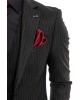 Κοστούμι Black Papigion μαυρο SLIM FIT