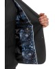 Κοστούμι Black Papigion μαυρο SLIM FIT
