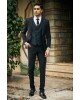 Κοστούμι 19V69 Italia Versace Abbigliamento μαύρο SLIM FIT