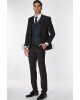 Κοστούμι 19V69 Italia Versace Abbigliamento μαύρο SLIM FIT