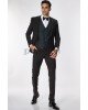 Κοστούμι 19V69 Italia Versace Abbigliamento μαύρο SLIM FIT