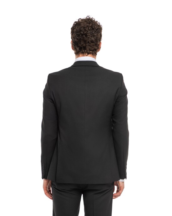 Κοστούμι Black Papigion μαυρο SLIM FIT
