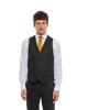 Κοστούμι Black Papigion μαυρο SLIM FIT