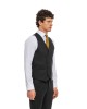 Κοστούμι Black Papigion μαυρο SLIM FIT